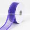 wholesale sheer organza ribbon with satin edges and Made of polyester satin thread celebrate it ribbon