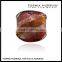 Multi-Color Hand Made Glass Lampwork Murano Rings One Dozen Lot