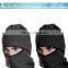 outdoor windproof polar fleece neck warmer for unisex with color black & grey