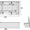 SS-25 Double swing door Floor Spring ,doors hardware stainless steel floor, spring glass door floor hinges.