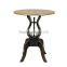 country style country round side tea table