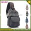 Cheap mens chest bag custom travelling wholesale manufacturers China laptop canvas bag sling backpack
