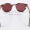 Fashion Acetate Sunglasses With Wood Temple