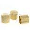 3PCS Gilded Metal Dome Knobs Knurled Barrel for Electric Guitar Parts Gold