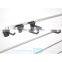 WHITE TOUGHENED PLASTIC SLAT WALL HOOKS