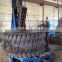 used 4mm in diameter OTR radial large tire cutter machine