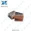 Multicolor Series Rectangle Goldstone and Black Glass Stone
