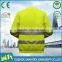 fluorescent hi vis polar fleece reflector safety sweatshirts without hood