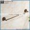 Customized Western Unique Design Zinc Alloy Antique Copper Finishing Bathroom Accessories Wall Mounted Single Towel Bar