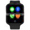 NO.1 D3 Smartwatch Phone-BLACK 1.22 inch MTK6261 Sleep Monitor Heart Rate Test Camera Sedentary Reminder Alarm