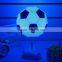 ABS+PVC football desk light USB or battery charge multicolor led night light