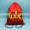Provided free samples kids drawstring backpacks wholesal promotional packing bags printed logo