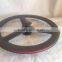 2015 New design 700c 3 spoke wheels carbon fiber T800 carbon tri-spoke wheels 3k glossy matte