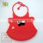 Eco-friendly and soft baby silicone training dinner bib China Baby Bib manufacturer