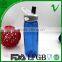 bpa free cylinder clear PCTG plastic bottle 600ml for water