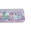 Tinplate two layers pencil case with embossed bear character