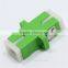 White- cap SC SX fiber optic adapter