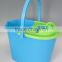 15L plastic mop bucket,rectangular water bucket,plastic bucket with wringer