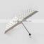 popular portable rubber handle 3 folding umbrella
