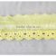 Customized colors 3cm width embroidery polished cotton lace for garment