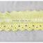 Customized colors 3cm width embroidery polished cotton lace for garment