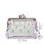 2015 new printed canvas mini metal frame coin purse
