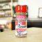 black pepper powder in plastic shaker