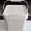 18 Liter food grade Plastic square bucket Sauqre pail for packing 4.5 gallon bucket