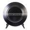 Orange Plastic charger banquet events party wedding wholesale decor charger plates/cheap plastic charger plates