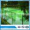 Black PVC coated chain mesh fencing