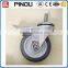 3" 4" 5"hospital swivel bed caster wheels with brake