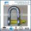 SGS certificated blue screw pin bow shackle