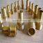 CNC american type brass NPT threaded male pex pipe hose fitting