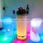 China Plastic rechargeable led bar stool & bar table with lighting