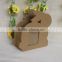 Rabbit shaped two side use decor MDF photo frame with pen holder