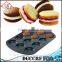 NBRSC FDA/LFGB Good Quality Easy Clean Muffin Cake Baking Pan 12 Cup Non-Stick Microwave Cake Pan