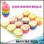 Silicone Baking Cups , 24 Reusable Vibrant Muffin Molds/Cupcake Liners /Mini Chocolate Holders/Truffle Cups, 6 Vibrant Colors
