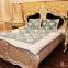 Hand embroidered blanket and pillowcases, 100 handmade in Vietnam