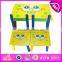 2015 New cute childrens table and chairs,popular wooden chairs and tables and hot sale WO8G100-x