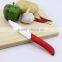 Red Handle Ceramic Peeling Knife for Fruits/ Vegetables