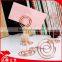 Circle Shape Metal Craft Wires Base Photo Card Holder Clips Golden Color