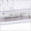 Kearing Transparent Plastic Parallel Rolling Ruler measuring tool Engineer Scale Ruler 30 cm & 12'' with protractor Math#MPR30
