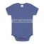 Short Sleeves Baby Sleepsuit Plain Snap Crotch Pure Baby Bodysuits