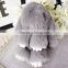 13-18cmRabbit Fur Doll Handmade Bunny key chain for Handbag or Car Pendant key ring Pom Pom Keychain