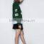 Fashion Avant-garde Figure Pattern Long Sleeve Pullover Hoodie(Green)