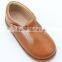 Skidproof genuine leather hard sole wholesale toddler shoes