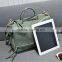 Vintage Nubuck Leather Large Women Shoulder Bag