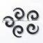 3mm Acrylic Ear Stretcher Expander Spiral Black Ear Expander Ear Plug