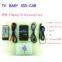 (M-188X) DVB-T MPEG-2 digital tv tuner for car with USB slot support high speed mobile