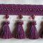 Excellent quality hot sale tassel curtain trim bullion fringe